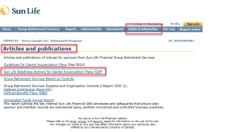 To access resources, log in to the plan sponsor secure site using your Access ID and password. Under the ‘Guides and Information’ tab, click ‘Articles and Publications’.  Resources will be posted here. 